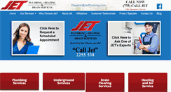 Desktop Screenshot of jetplumbing.com